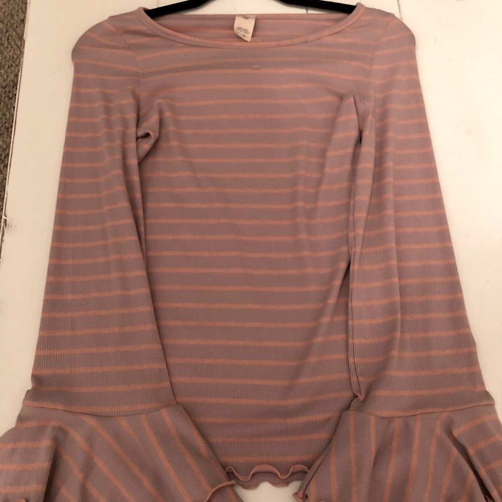 Free People Bell Sleeve Top